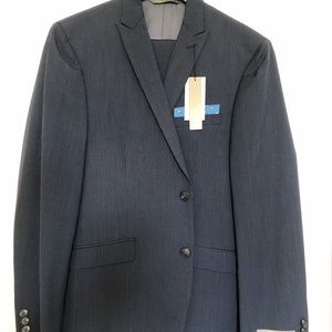 Perry Ellis Navy Stripe Suit